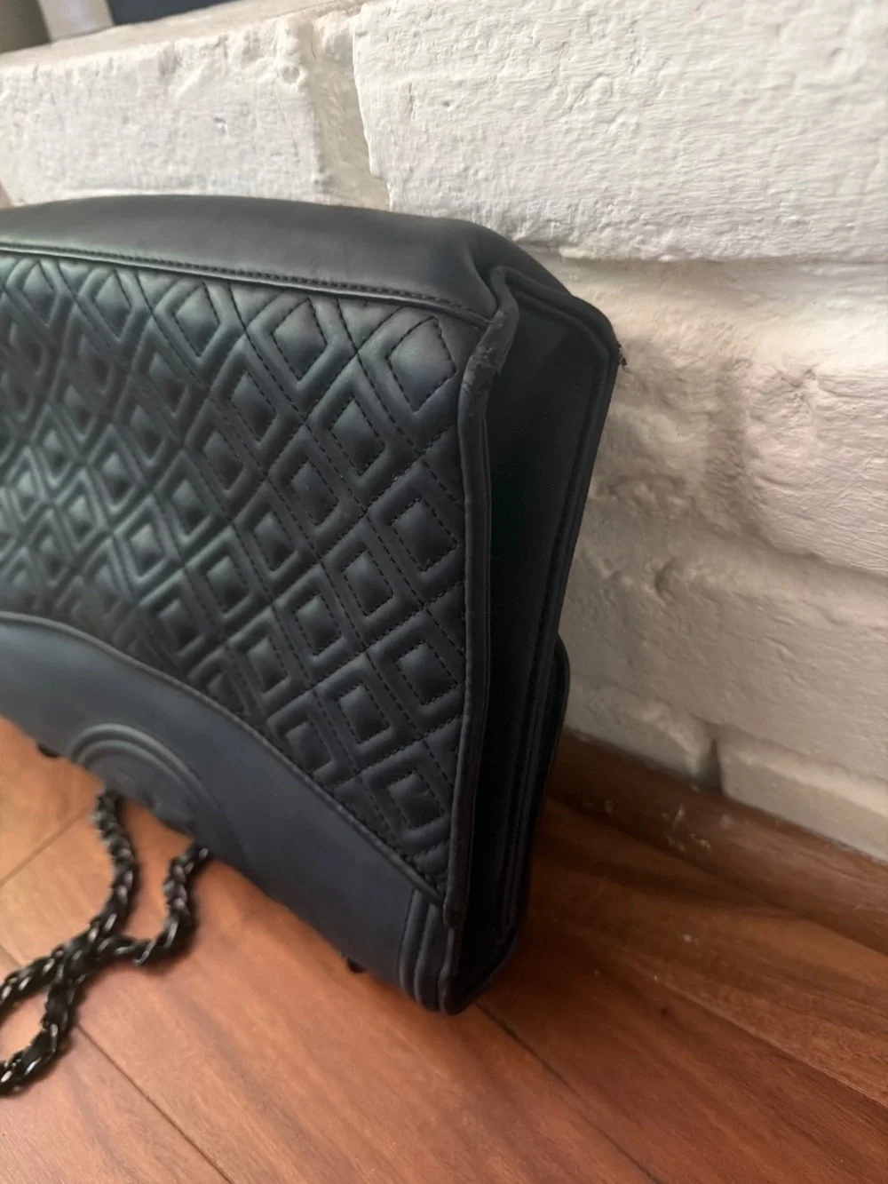 Matte black cross body